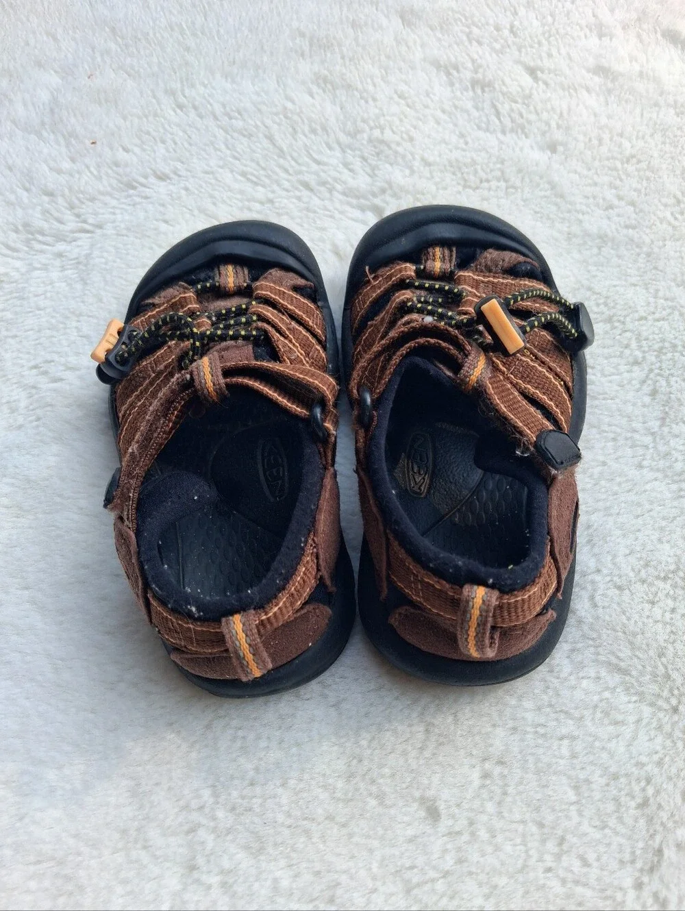Keen Brown Kids Closed-Toe Outdoor Sandals Size 10